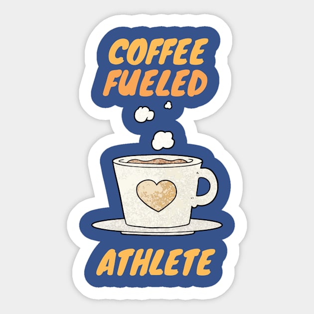 Coffee fueled athlete Sticker by SnowballSteps